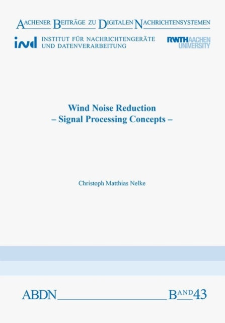 Book cover of: Wind Noise Reduction