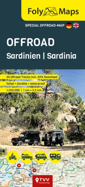 Book cover of: FolyMaps OFFROAD Sardinia 1:250,000