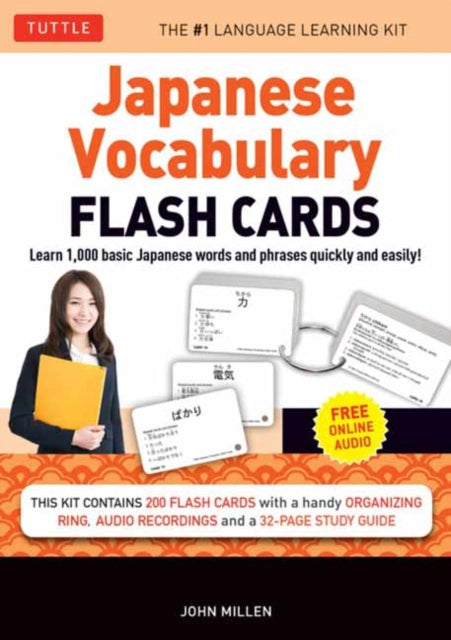 Book cover of: Japanese Vocabulary Flash Cards Kit