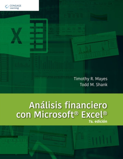 Book cover of: AnA¡lisis financiero con Microsoft ExcelA®. By: Timothy Mayes