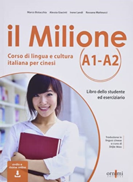 Book cover of: il Milione A1-A2 + online audio + resources - Italian course for CHINESE speakers