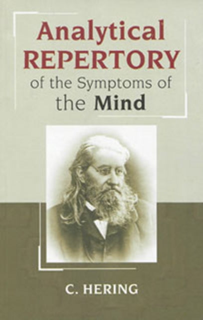 Book cover of: Analytical Repertory of the Symptoms of the Mind