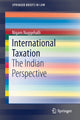 Book cover of: International Taxation. By: Nigam Nuggehalli
