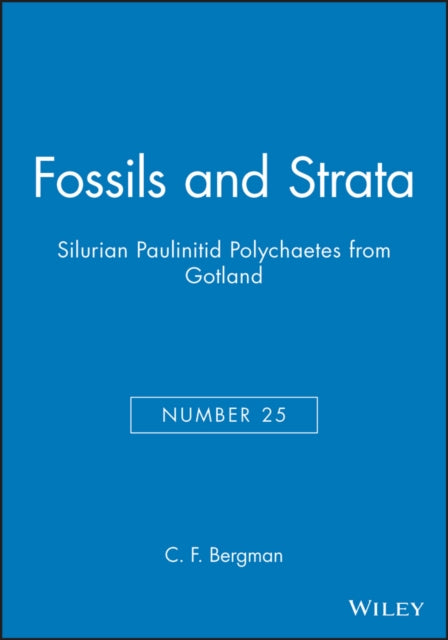 Book cover of: Silurian Paulinitid Polychaetes from Gotland. By: C. F. Bergman