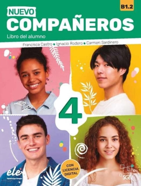 Book cover of: Nuevo Companeros 4 - Libro del alumno + licencia digital. B1.2