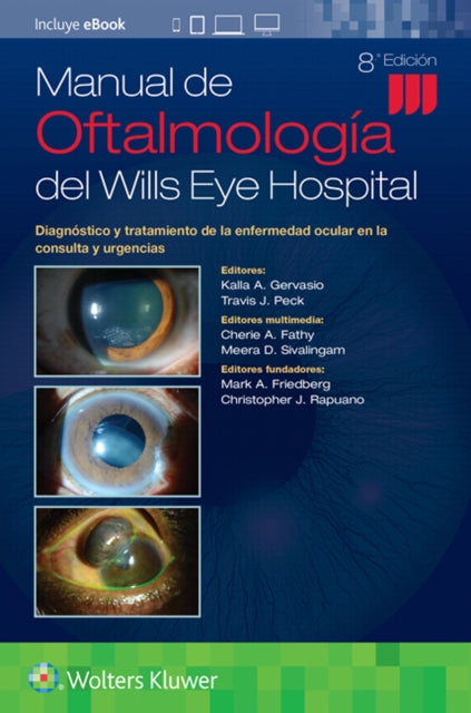 Book cover of: Manual de Oftalmologia del Wills Eye Hospital. By: GERVASIO