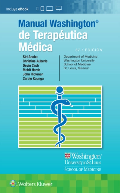 Book cover of: Manual Washington de terapeutica medica. By: Siri Ancha