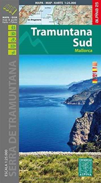 Book cover of: Mallorca -Tramuntana Sud map&hiking guide