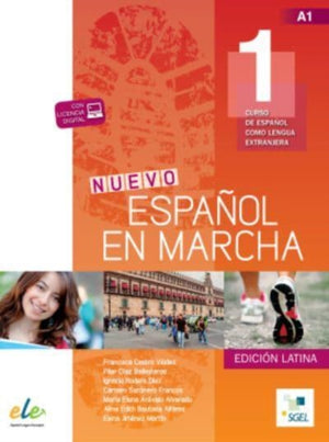 Espanol en marcha 1 libro del alumno + licencia digital. Edicion Latina. A1