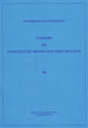 Book cover of: Cahiers de l'Institut du Moyen-Age Grec et Latin