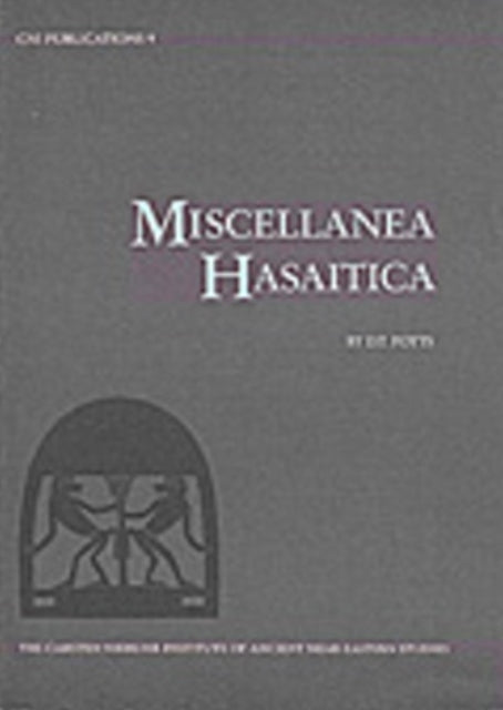 Book cover of: Miscellanea Hasaitica