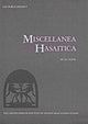 Book cover of: Miscellanea Hasaitica