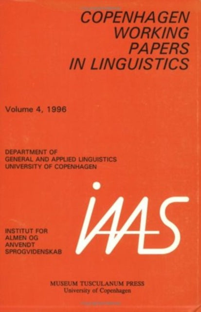 Book cover of: Copenhagen Working Papers in Linguistics