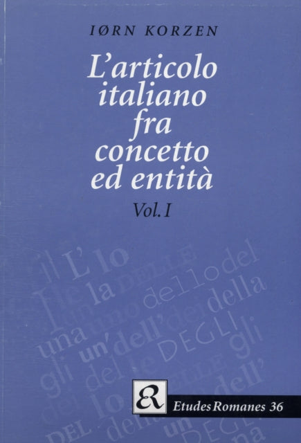 Book cover of: L'articolo italiano fra concetto ed entita. By: Korzen