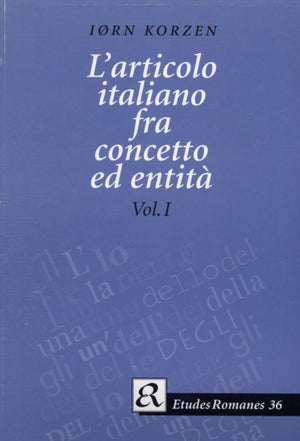 L'articolo italiano fra concetto ed entita