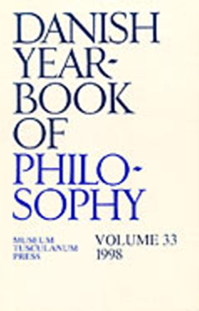 Book cover of: Danish Yearbook of Philosophy. By: Finn Collin