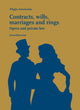 Book cover of: Contracts, Wills, Marriages and Rings. By: ANNUNZIATA
