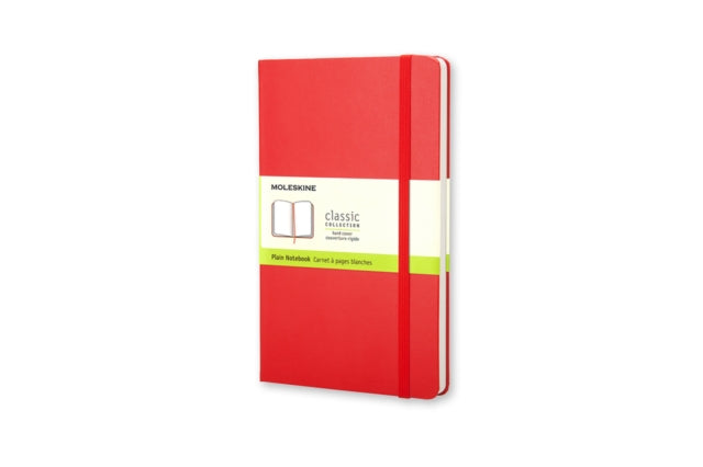Book cover of: Moleskine Large Plain Hardcover Notebook Scarlet Red. By: Moleskine Staff