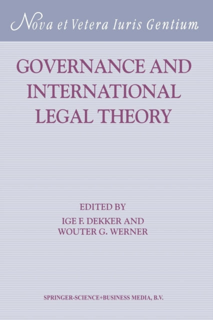 Book cover of: Governance and International Legal Theory