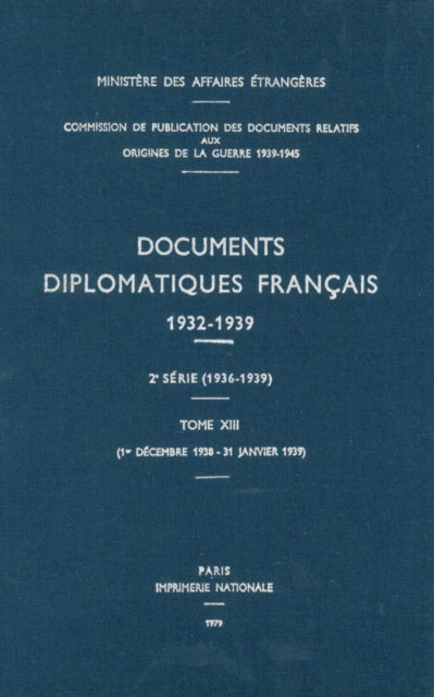 Book cover of: Documents Diplomatiques Francais