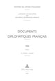 Book cover of: Documents Diplomatiques Francais