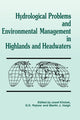 Book cover of: Hydrological Problems and Environmental Management in Highlands and Headwaters. By: Krecek