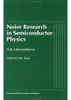 Book cover of: Noise Research in Semiconductor Physics