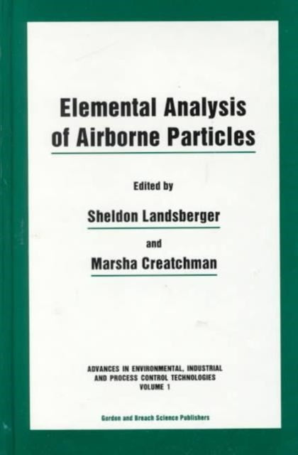 Book cover of: Elemental Analysis of Airborne Particles