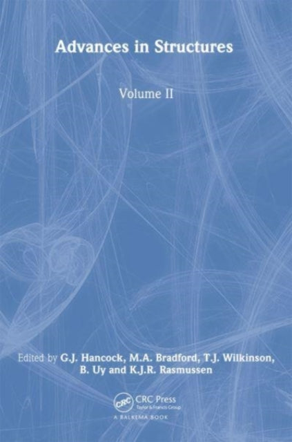 Book cover of: Advances in Structures, Volume 2