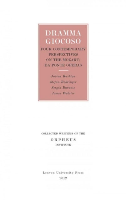 Book cover of: Dramma Giocoso. By: Sergio Durante