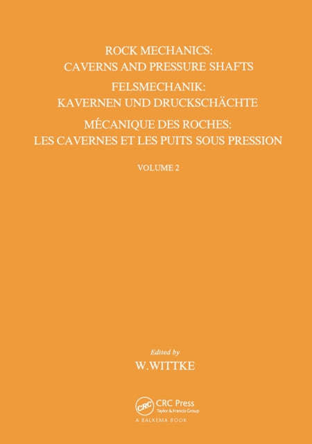 Book cover of: Rock Mechanics - Volume 2. By: Wittke