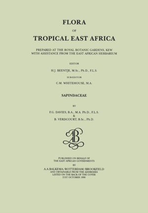 Flora of Tropical East Africa - Sapindaceae (1998)