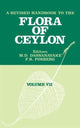 Book cover of: Revised Handbook of the Flora of Ceylon - Volume 7