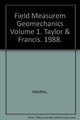 Book cover of: Field Measurem Geomechanics Volume 1