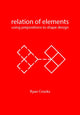 Book cover of: Relation of Elements. By: Ryan Crooks
