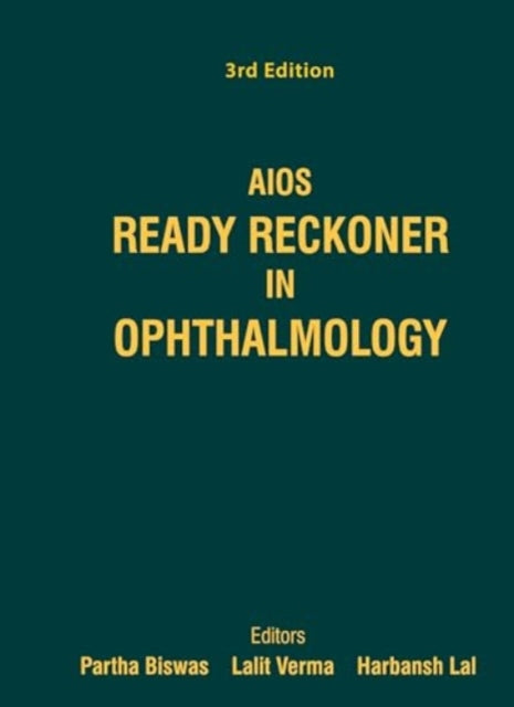 Book cover of: Ready Reckoner in Ophthalmology. By: Partha Biswas