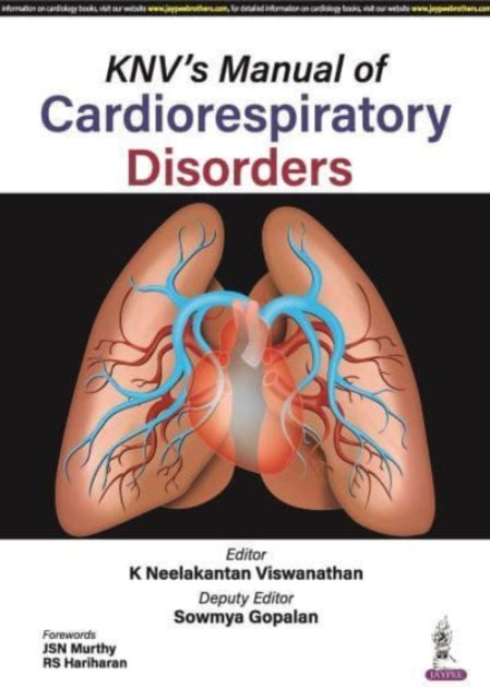 Book cover of: KNV's Manual of Cardiorespiratory Disorders. By: K. Neelakantan Viswanathan