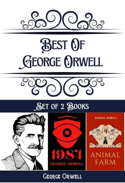 Book cover of: Best of George Orwell Boxed Set (Animal Farm & 1984) Set of 2 Books. By: ORWELL, GEORGE