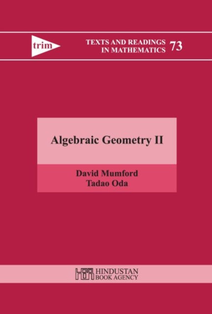 Book cover of: Algebraic Geometry II. By: David Mumford