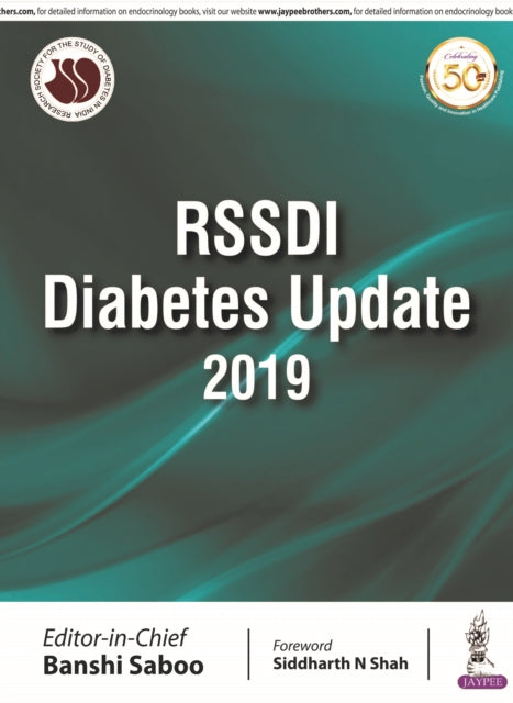 Book cover of: RSSDI Diabetes Update 2019. By: SABOO