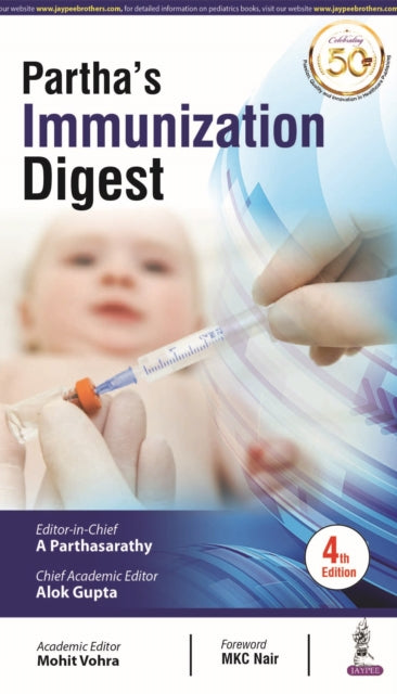 Book cover of: Partha's Immunization Digest. By: A. Parthasarathy