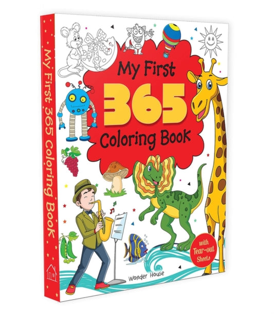 Book cover of: My First 365 Coloring Book. By: Wonder House Books