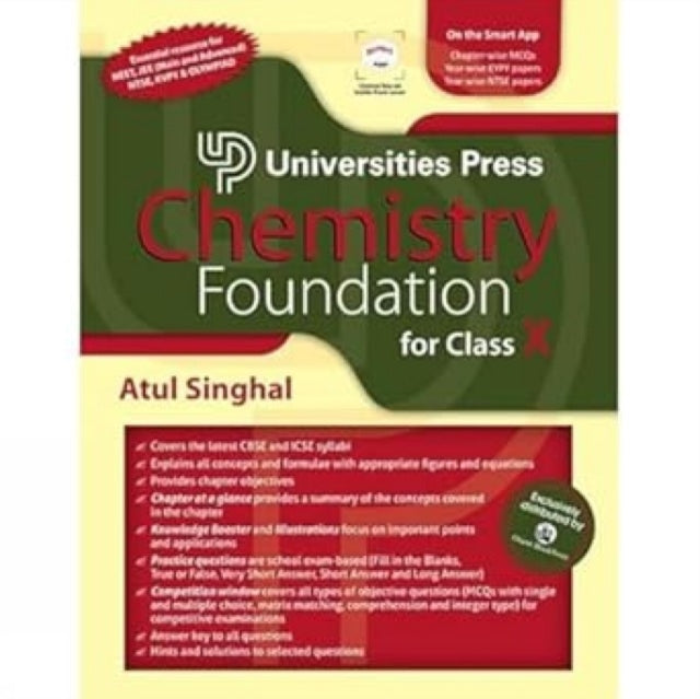 Book cover of: Chemistry Foundation for Class X