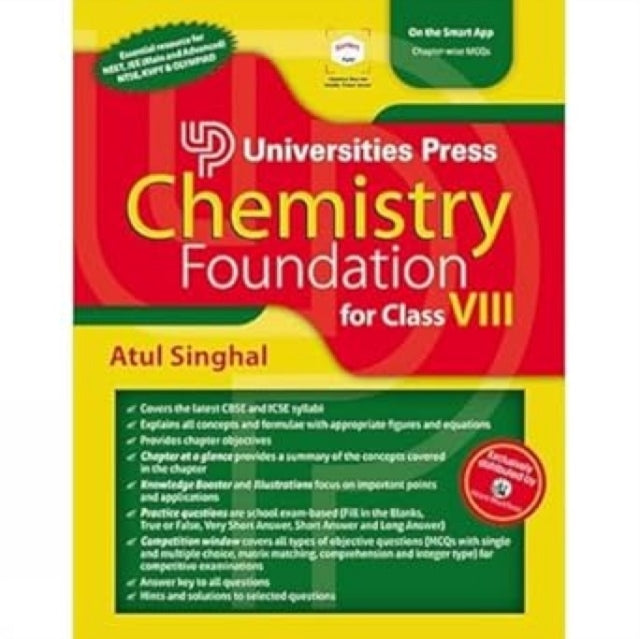 Book cover of: Chemistry Foundation for Class VIII