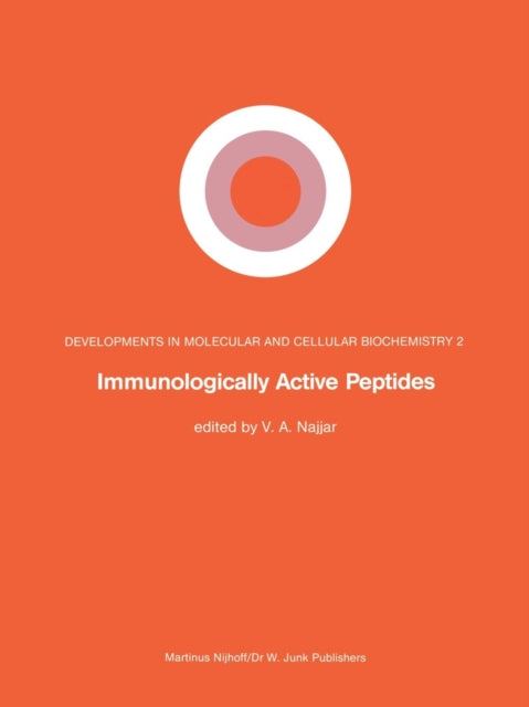 Book cover of: Immunologically Active Peptides. By: V. A. Najjar