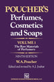 Book cover of: Poucher’s Perfumes, Cosmetics and Soaps — Volume 1. By: A. J. Jouhar