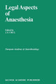 Book cover of: Legal Aspects of Anaesthesia. By: J. F. Crul