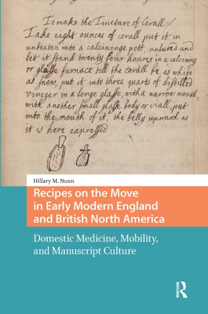 Book cover of: Recipes on the Move in Early Modern England and British North America