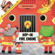 Book cover of: Hop-In Fire Engine (Ride and Read)