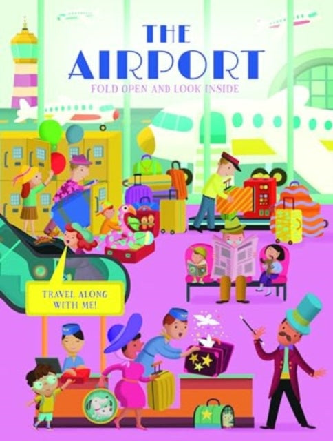 Book cover of: Airport (Fold Open and Look Inside). By: Anja De Lombaert